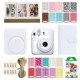 Набор камера моментальной печати Fujifilm Instax Mini 12 White + чехол + фотопленка 20 шт + фотоальбом 108 + наклейки 20 шт + фоторамка 3в1