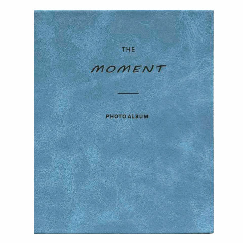 Фотоальбом для Fujifilm Instax Mini, Liplay, Polaroid 300, Z2300, SHARE SP-1, SP-2, link, "The moment" насичено Блакитний 64