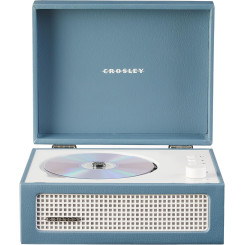 CD-проигрыватель Crosley Voyager с FM-радио и Bluetooth, Blue