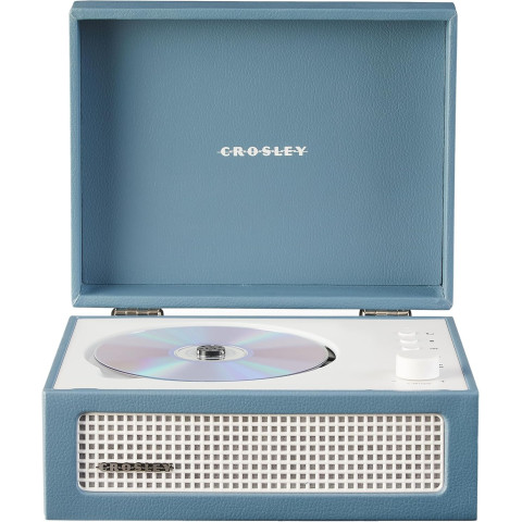 CD-проигрыватель Crosley Voyager с FM-радио и Bluetooth, Blue CD-проигрыватель Crosley Voyager с FM-радио и Bluetooth, Blue