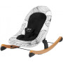 Кресло - качалка Kinderkraft Finio Black/White Кресло - качалка Kinderkraft Finio Black/White