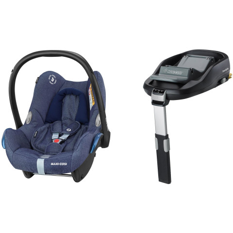 Детское автокресло Maxi Cosi CabrioFix + baza FamilyFix Sparkling Blue Детское автокресло Maxi Cosi CabrioFix + baza FamilyFix Sparkling Blue