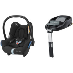 Детское автокресло Maxi Cosi CabrioFix + baza FamilyFix Black