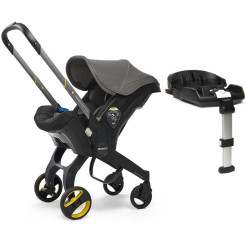 Детское автокресло Doona + baza IsoFix Doona Hound Gray