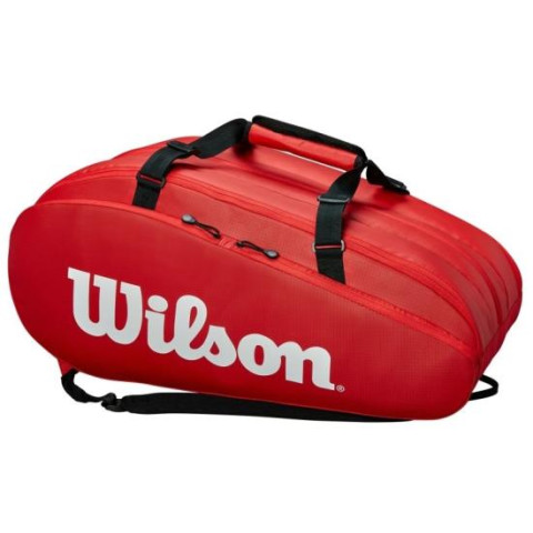 Тенісна сумка Thermobag Wilson Super Tour 3 Comp Red Тенісна сумка Thermobag Wilson Super Tour 3 Comp Red