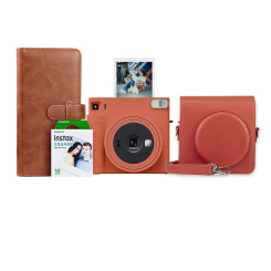 Набор камера моментальной печати Fujifilm Instax Square SQ 1 Orange + Чехол + Фотоальбом + Фотопленка 10шт Набор камера моментальной печати Fujifilm Instax Square SQ 1 Orange + Чехол + Фотоальбом + Фотопленка 10шт