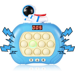 Электронная приставка консоль Quick Push Game приставка игры Pop It антистресс тик ток игрушка 999 уровней Astronaut Blue/White Электронная приставка консоль Quick Push Game приставка игры Pop It антистресс тик ток игрушка 999 уровней Astronaut Blue/White