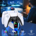 Зарядная станция для геймпадов DualSense для PlayStation 5 с RGB-подсветкой Белый Зарядная станция для геймпадов DualSense для PlayStation 5 с RGB-подсветкой Белый