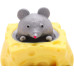 Детская игрушка антистресс Мышь в сыре Grey