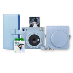 Набір камера моментального друку Fujifilm Instax Square SQ 1 Blue + Чохол + Фотоальбом + Фотоплівка 10шт Набір камера моментального друку Fujifilm Instax Square SQ 1 Blue + Чохол + Фотоальбом + Фотоплівка 10шт