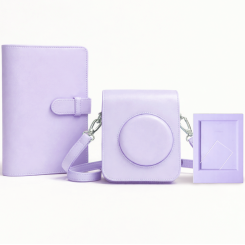 Чохол + фотоальбом 108 + фоторамка Fujifilm instax mini 12 Purple Чохол + фотоальбом 108 + фоторамка Fujifilm instax mini 12 Purple