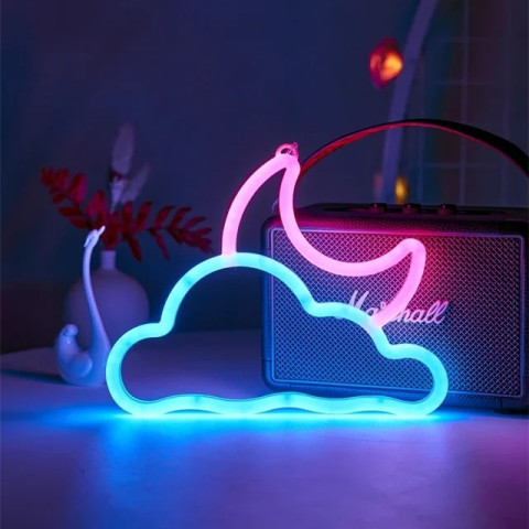 Нічник світлодіодний 3DTOYSLAMP Cloud Moon Нічник світлодіодний 3DTOYSLAMP Cloud Moon