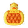 Электронная приставка консоль Quick Push Game приставка игры Pop It антистресс тик ток Duck Yellow