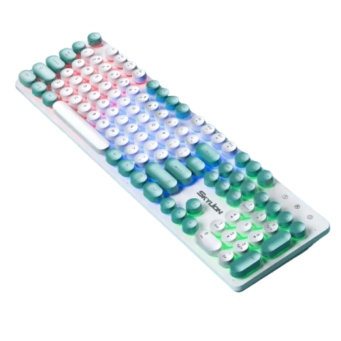 Проводная игровая клавиатура SKYLION H300 с подсветкой White/Green Проводная игровая клавиатура SKYLION H300 с подсветкой White/Green