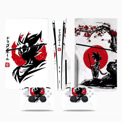 Виниловая наклейка для Sony PlayStation PS5 Slim Anime Dragon Ball Sakura Виниловая наклейка для Sony PlayStation PS5 Slim Anime Dragon Ball Sakura