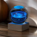 Декоративна 3D нічник кришталева куля Solar system Multicolor