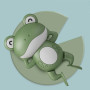 Іграшка для ванної Macroupta Заводна жаба Frog Green