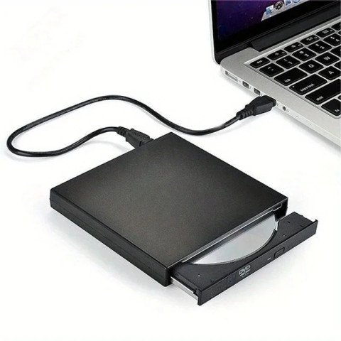 Зовнішній дисковід CD-DVD/CD-RW USB 2.0 Black