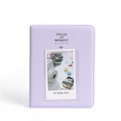 Фотоальбом для Fujifilm Instax Mini, Liplay, Polaroid 300, Z2300, SHARE SP-1, SP-2, link, Purple 64