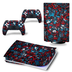 Виниловая наклейка для Sony PlayStation PS5 Graffiti Виниловая наклейка для Sony PlayStation PS5 Graffiti