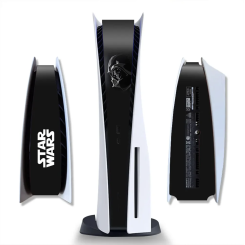 Вінілова наклейка для Sony PlayStation PS5 Star Wars Black Вінілова наклейка для Sony PlayStation PS5 Star Wars Black
