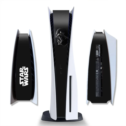 Виниловая наклейка для Sony PlayStation PS5 Star Wars Black Виниловая наклейка для Sony PlayStation PS5 Star Wars Black