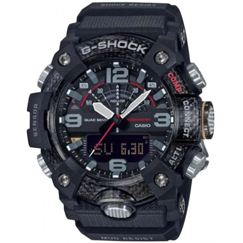 CASIO G-SHOCK Master G Mudmaster Carbon Core Guard Quad Sensor Bluetooth Sync GG-B100-1AER