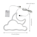Нічник світлодіодний 3DTOYSLAMP Cloud Moon Нічник світлодіодний 3DTOYSLAMP Cloud Moon