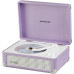 CD-проигрыватель Crosley Cruiser с FM-радио и Bluetooth, Lavender CD-проигрыватель Crosley Cruiser с FM-радио и Bluetooth, Lavender