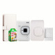 Набор камера моментальной печати Fujifilm Instax Mini LiPlay White + чехол + фотоальбом + фотопленка 20 шт + фоторамка