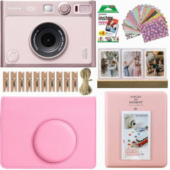 Набор камера моментальной печати Fujifilm Instax Mini Evo Hybrid Gentle Rose + чехол + фотопленка 20 шт + фотоальбом 64 + наклейки 20 шт + светодиодная фоторамка 3 в 1 Набор камера моментальной печати Fujifilm Instax Mini Evo Hybrid Gentle Rose + чехол + фотопленка 20 шт + фотоальбом 64 + наклейки 20 шт + светодиодная фоторамка 3 в 1