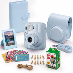 Набор камера моментальной печати Fujifilm Instax Mini 13 Frost Blue + чехол + фотопленка 20 шт + фотоальбом 108 + наклейки 20 шт + фоторамка Набор камера моментальной печати Fujifilm Instax Mini 13 Frost Blue + чехол + фотопленка 20 шт + фотоальбом 108 + наклейки 20 шт + фоторамка