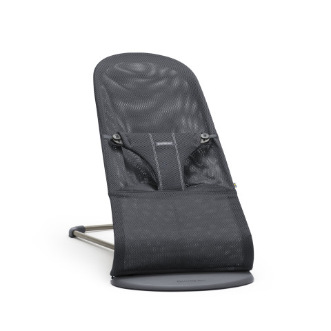 Крісло - гойдалка Baby Bjorn Bliss Mesh Anthracite Grey