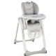 Стільчик для годування Chicco Polly 2 Start Happy Silver