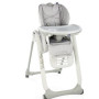 Стільчик для годування Chicco Polly 2 Start Happy Silver