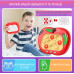 Електронна приставка консоль Quick Push Game приставка гри Pop It антистрес тик струм іграшка Apple Red