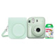 Набор камера моментальной печати Fujifilm Instax Mini 12 Green + чехол + фотопленка 10 шт Набор камера моментальной печати Fujifilm Instax Mini 12 Green + чехол + фотопленка 10 шт