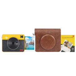 Набір камера моментального друку Kodak Minishot Combo 3 Retro Yellow + чохол + фотоплівка 30 шт Набір камера моментального друку Kodak Minishot Combo 3 Retro Yellow + чохол + фотоплівка 30 шт