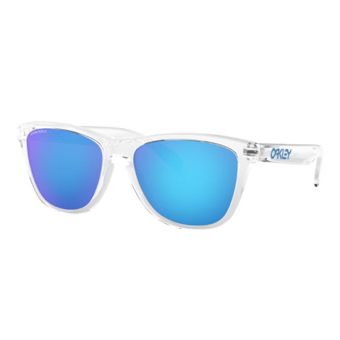 Тактичні окуляри Oakley Frogskins Crystal Clear Prizm Sapphire (0OO9013-9013D055)