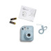 Набор камера моментальной печати Fujifilm Instax Mini 12 Pastel Blue + чехол + фотопленка 20 шт + фотоальбом + фоторамка