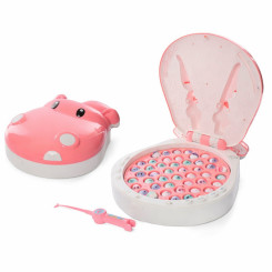 Интерактивная игра Бегемот, магнитная рыбалка 156-5 С (18/2) Pink