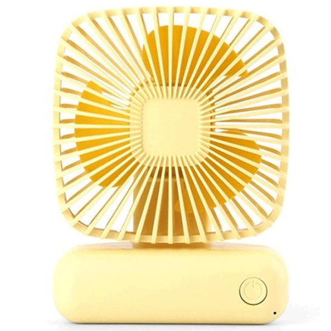 Вентилятор портативний USB Yellow