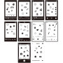 Наклейки для фотопленки Fujifilm Instax Mini/Liplay/Polaroid 300/Z2300/SHARE SP-1/SP-2/link Черно-белые 10 шт Наклейки для фотопленки Fujifilm Instax Mini/Liplay/Polaroid 300/Z2300/SHARE SP-1/SP-2/link Черно-белые 10 шт