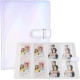 Фотоальбом для Fujifilm Instax Mini/EVO/Link/Liplay/Polaroid Hi-Print/Kodak Step/Mini Shot/Canon Ivy CLIQ/CLIQ+, для 256 фото, Серебряный Фотоальбом для Fujifilm Instax Mini/EVO/Link/Liplay/Polaroid Hi-Print/Kodak Step/Mini Shot/Canon Ivy CLIQ/CLIQ+, для 256 фото, Серебряный