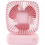 Вентилятор портативний USB Pink