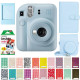 Набор камера моментальной печати Fujifilm Instax Mini 12 Pastel Blue + чехол + фотопленка 20 шт + фотоальбом 108 + наклейки 20 шт + фоторамка Набор камера моментальной печати Fujifilm Instax Mini 12 Pastel Blue + чехол + фотопленка 20 шт + фотоальбом 108 + наклейки 20 шт + фоторамка