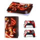 Виниловая наклейка для Sony PlayStation PS5 Spiderman Electric 360 Виниловая наклейка для Sony PlayStation PS5 Spiderman Electric 360
