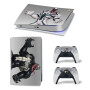 Виниловая наклейка для Sony PlayStation PS5 Venom Silver 360 Виниловая наклейка для Sony PlayStation PS5 Venom Silver 360