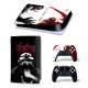 Вінілова наклейка для Sony PlayStation PS5 Venom Black/Red 2 360