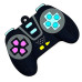 Силиконовая игрушка для прорезывания зубов Геймпад Black